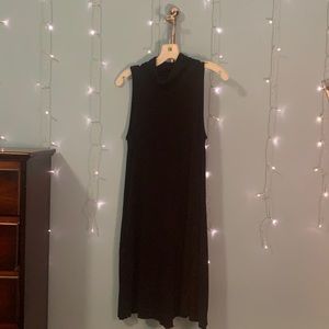 Black Mock Turtle Neck Dress